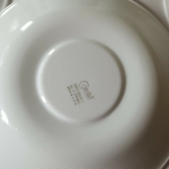 Vintage Corelle Gold Butterfly Tea Cup & Saucer USA lot of 8: 3 saucers, 5 cups - Picture 4 of 5